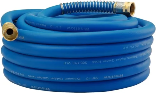 Alternative view of Garden Hose 50FT x 3/4, Heavy Duty Rubber Hose, 1200PSI Burst, 300PSI Working for Yard