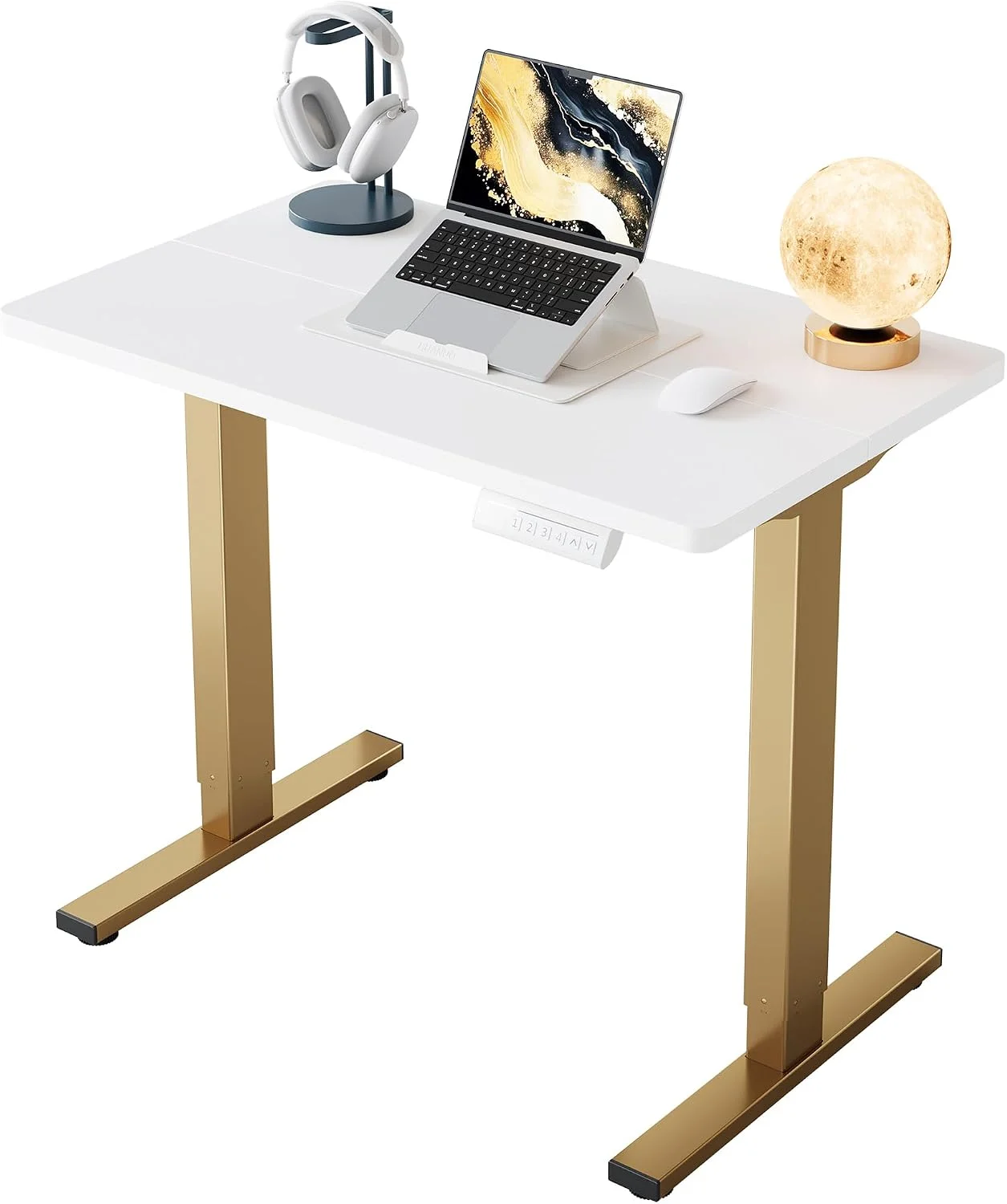 Nook 32 Small Electric Standing Desk Adjustable Height, 4 Memory Height Settings - Image 31