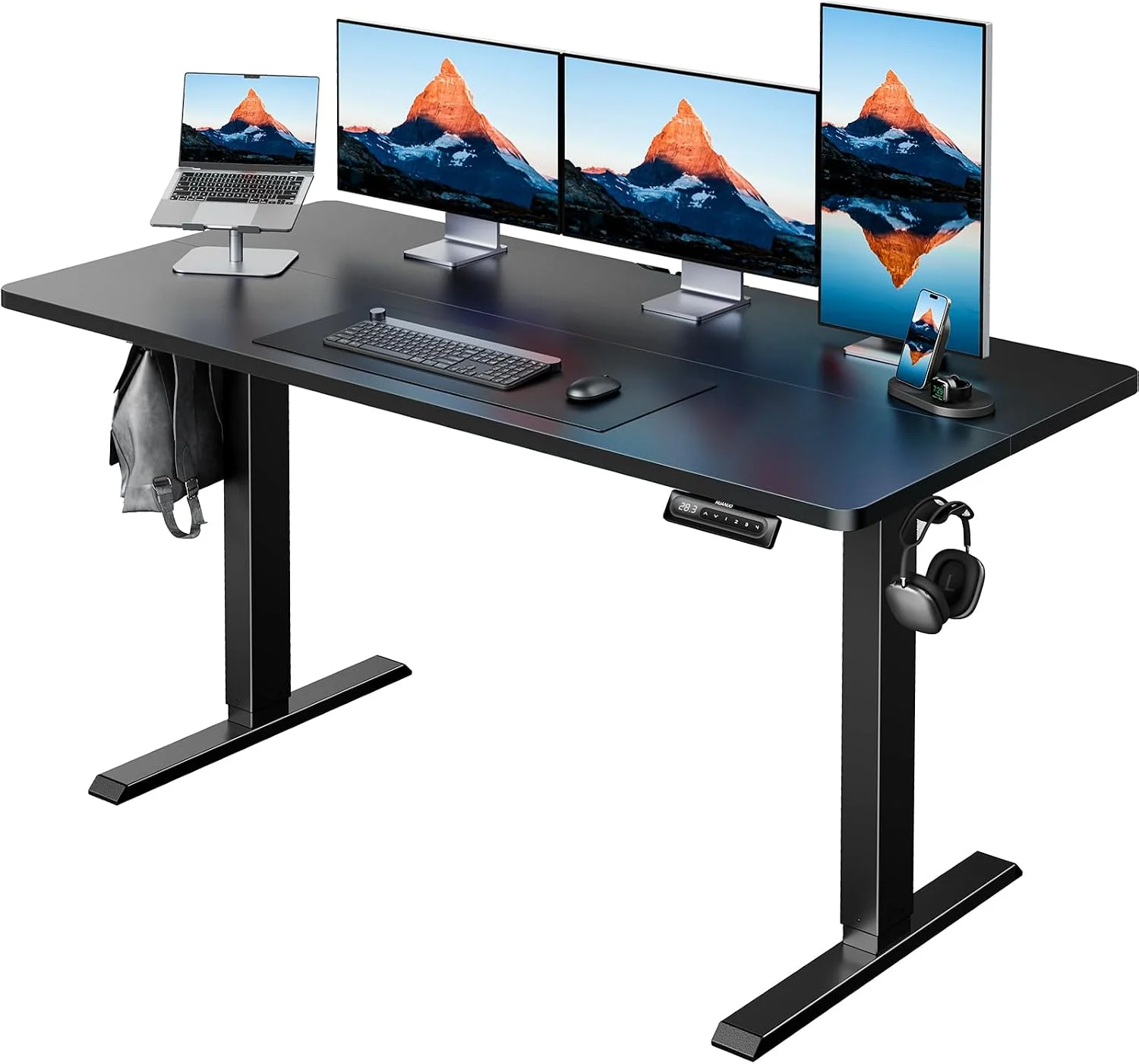 Nook 32 Small Electric Standing Desk Adjustable Height, 4 Memory Height Settings - Image 29