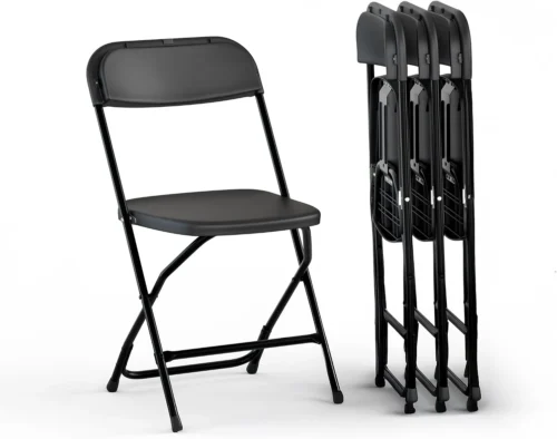 Alternative view of Nook Modern Space 10 Pack Foldable Plastic Chair, Folding & Stackable, 350 lbs Capacity Steel Frame Seats for Indoor