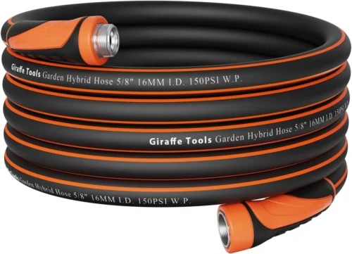 Nook Tools Garden Hose 5/8, Water Hose Heavy Duty, 100ft Male to Female Fittings, Burst 600 PSI