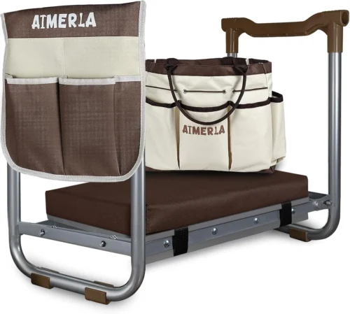 Alternative view of Nook K5 Foldable Kneeler Seat, Heavy Duty (Detachable Cloud Kneeler Pad), 2 Large Tool Bags