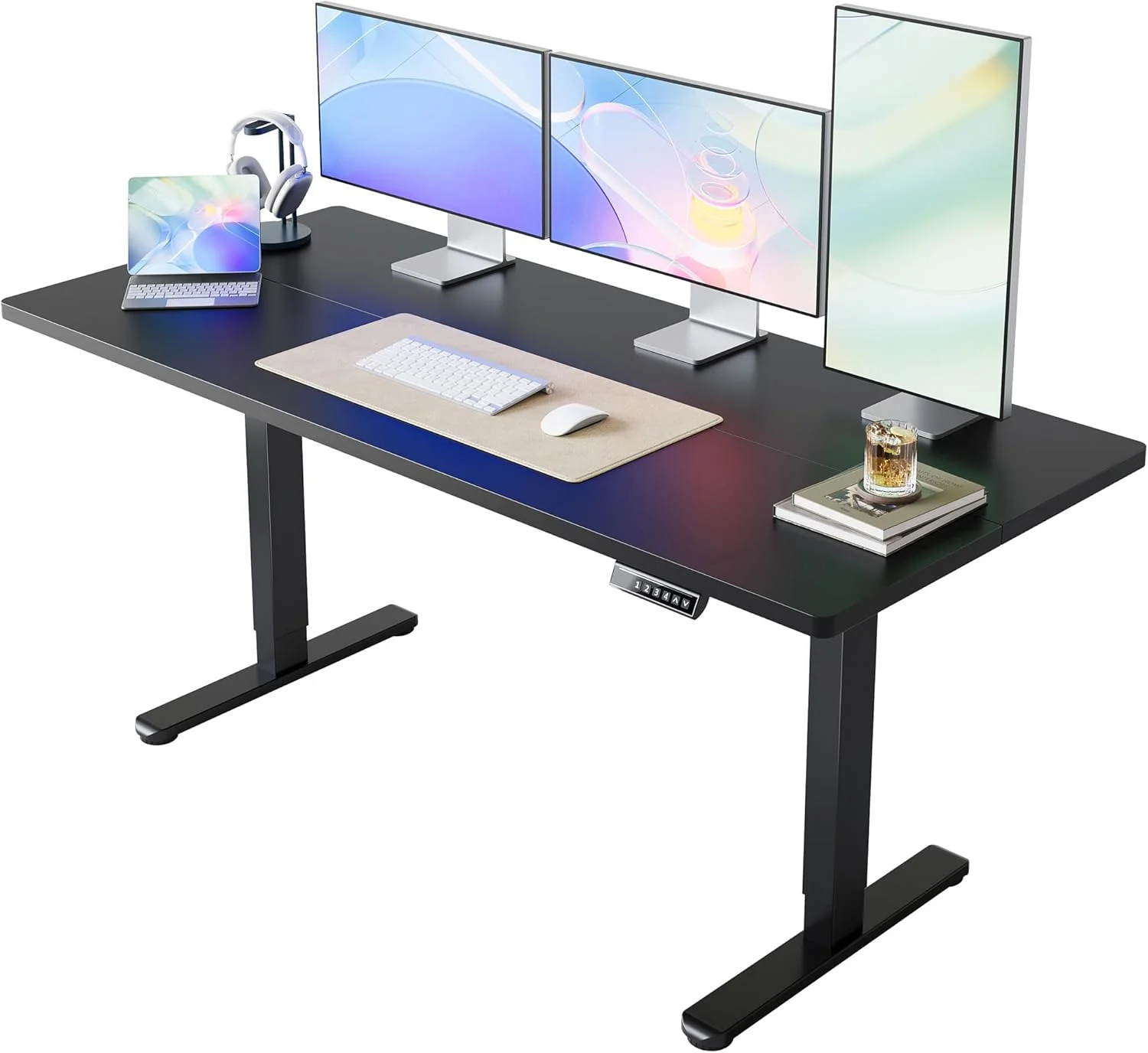 Nook 32 Small Electric Standing Desk Adjustable Height, 4 Memory Height Settings - Image 7