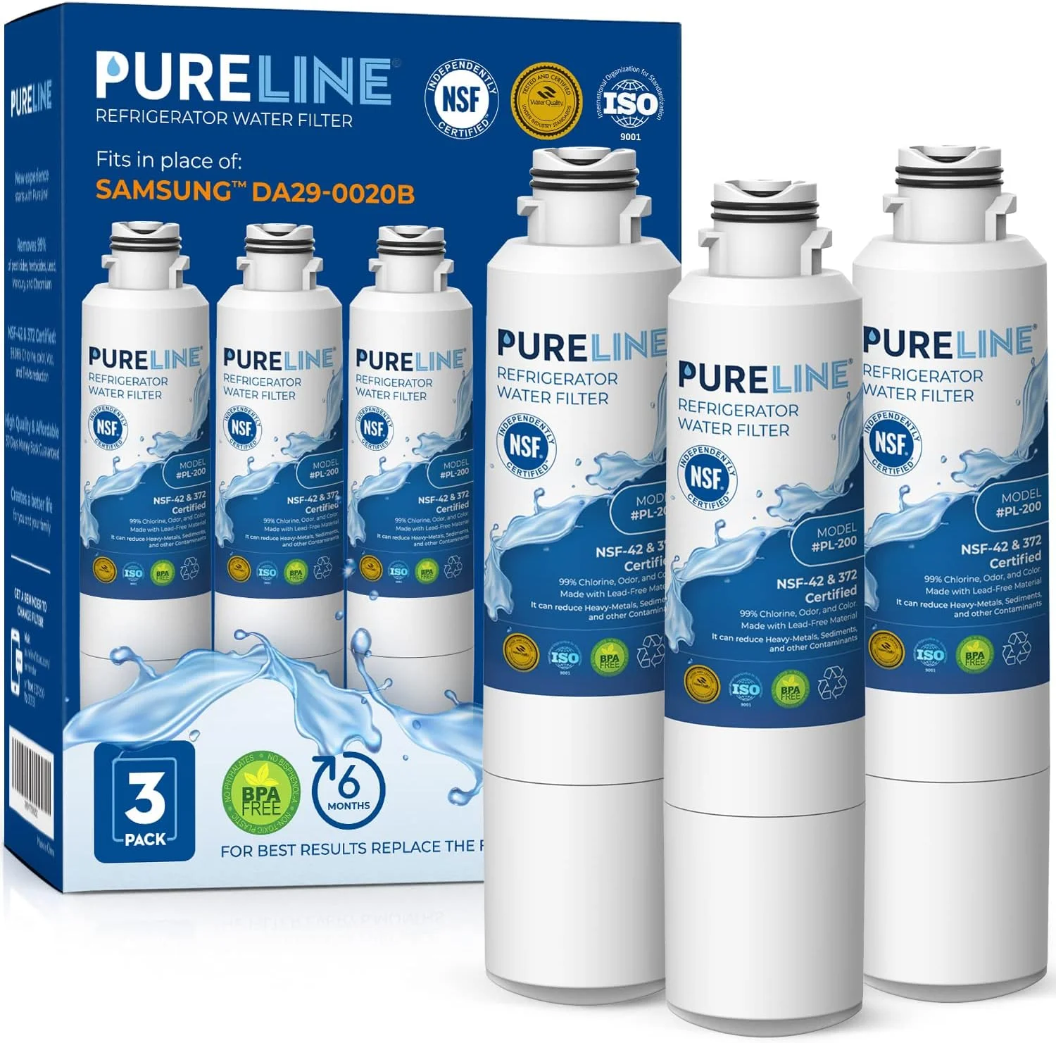 Nook DA29-00020B Water Filter Replacement for Samsung? DA29-00020A/B, HAF-CIN/EXP, HAF-CIN, Kenmore 46-9101, 469101 - For Home Projects - Image 7