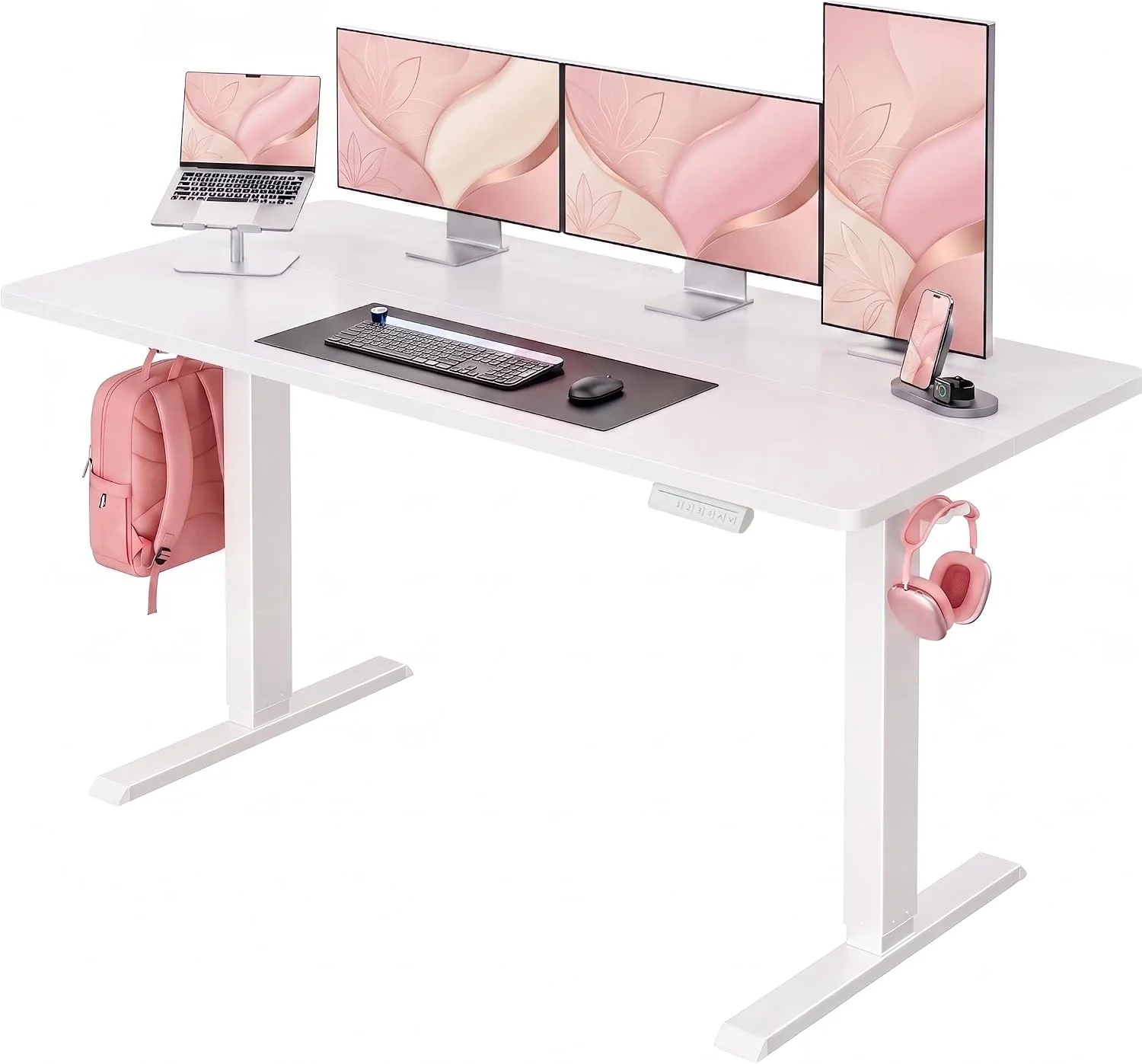 Nook 32 Small Electric Standing Desk Adjustable Height, 4 Memory Height Settings - Image 39