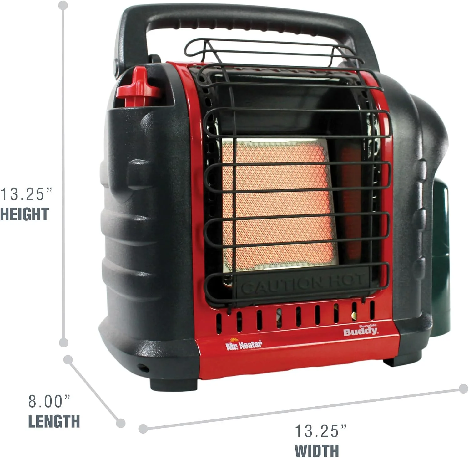 Nook Heater 9, 000 BTU Portable Buddy Radiant Propane Heater - Image 4