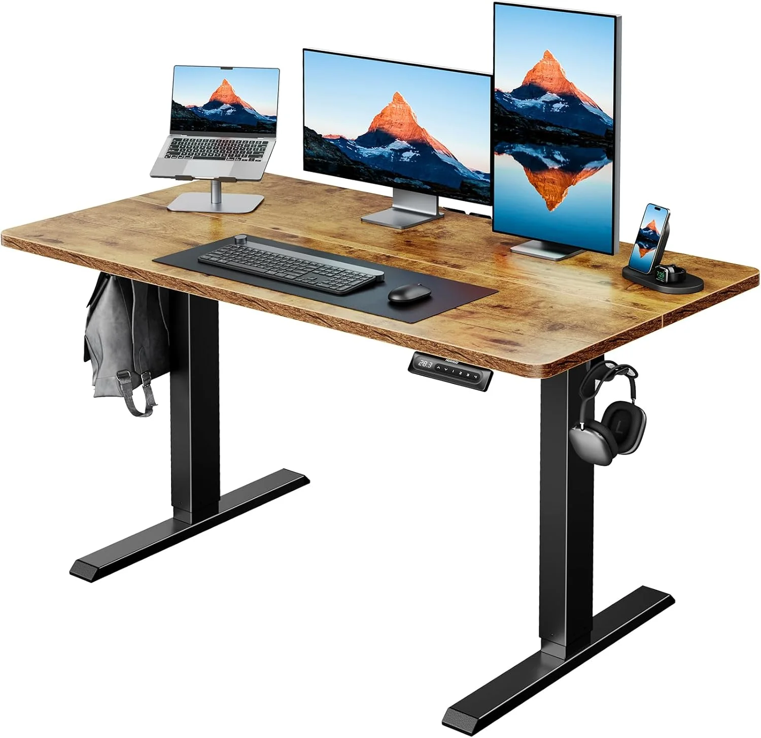 Nook 32 Small Electric Standing Desk Adjustable Height, 4 Memory Height Settings - Image 26