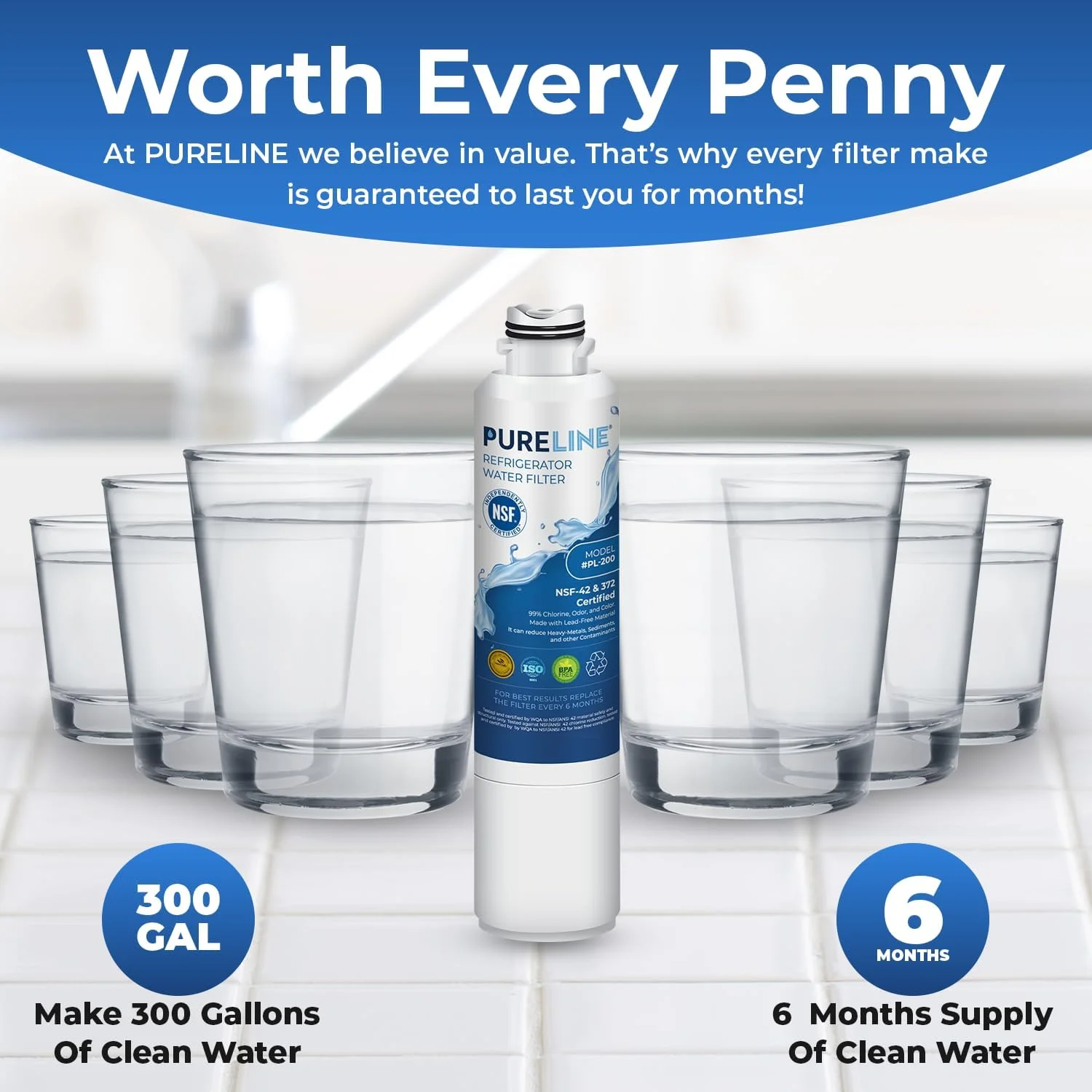 Nook DA29-00020B Water Filter Replacement for Samsung? DA29-00020A/B, HAF-CIN/EXP, HAF-CIN, Kenmore 46-9101, 469101 - For Home Projects - Image 5