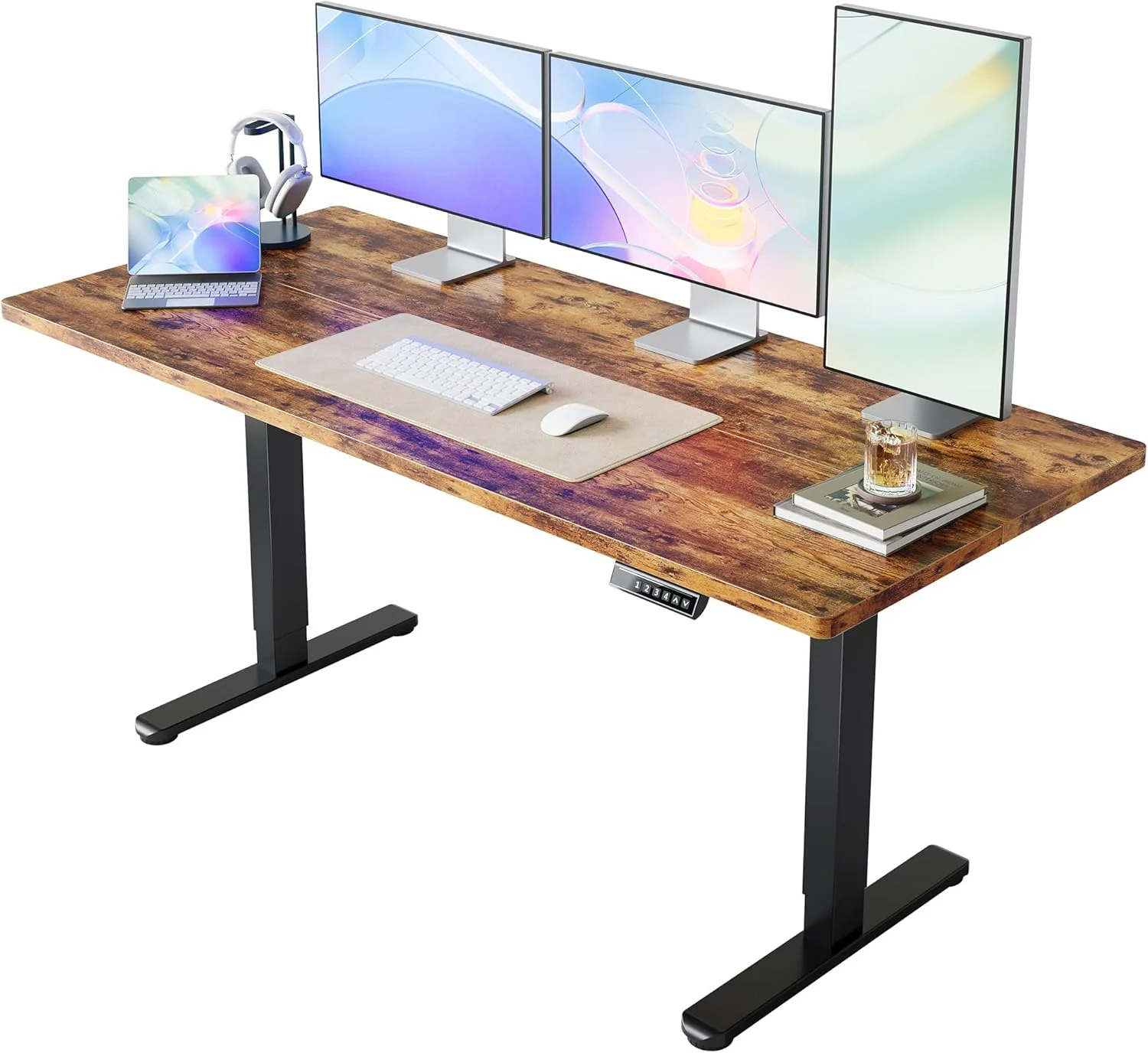Nook 32 Small Electric Standing Desk Adjustable Height, 4 Memory Height Settings - Image 5