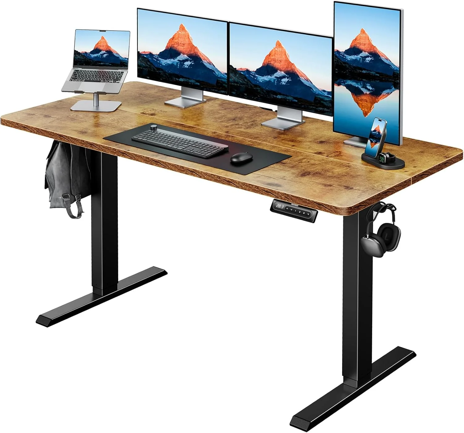Nook 32 Small Electric Standing Desk Adjustable Height, 4 Memory Height Settings - Image 41