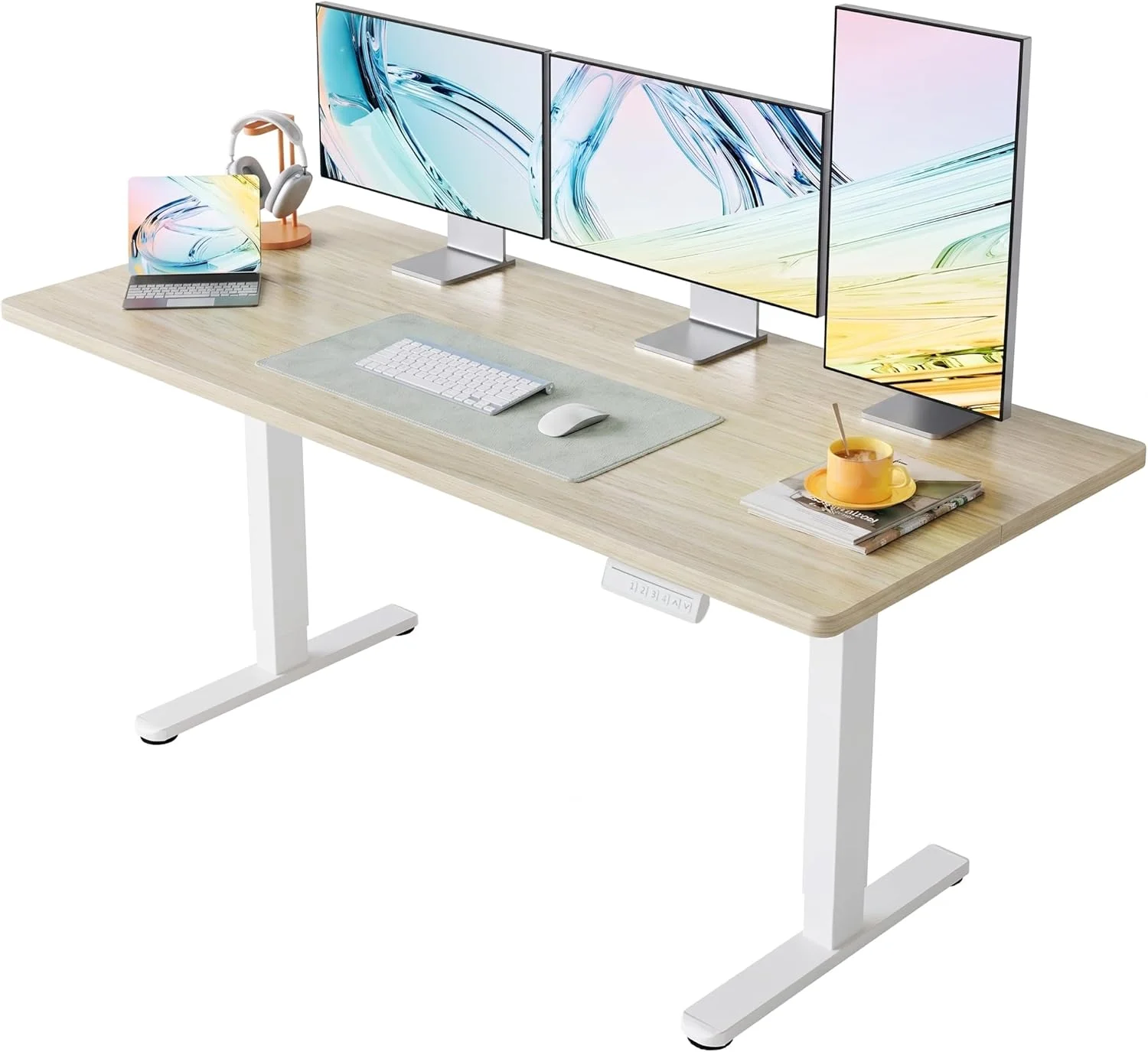 Nook 32 Small Electric Standing Desk Adjustable Height, 4 Memory Height Settings - Image 25