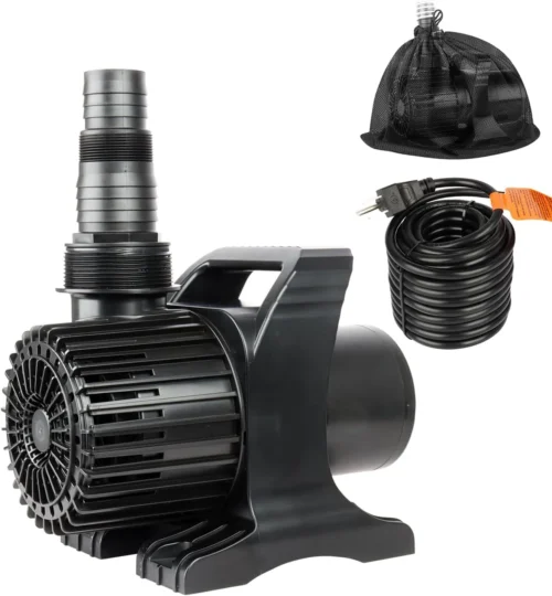 Alternative view of Nook WATER 1800 GPH 100W IPX8 Submersible Small Pond Waterfall Pump, 32.8FT long power cord