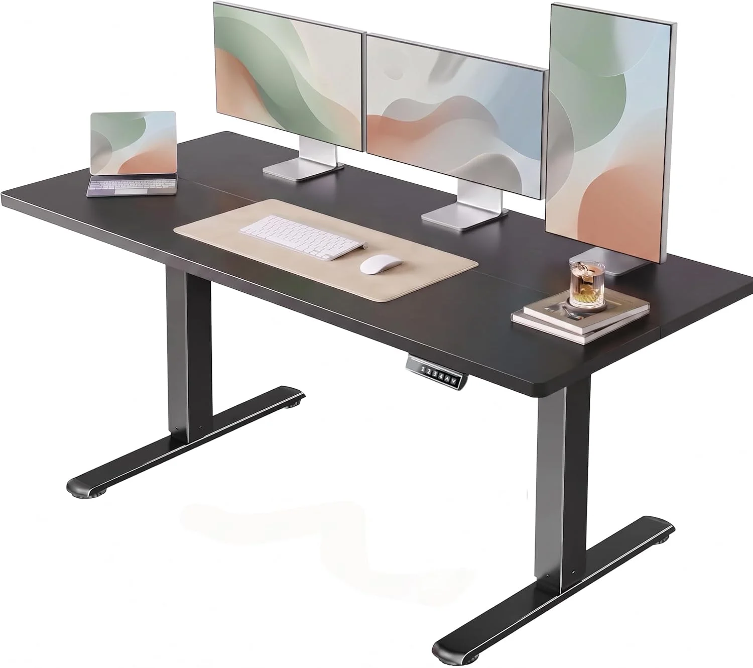 Nook 32 Small Electric Standing Desk Adjustable Height, 4 Memory Height Settings - Image 20