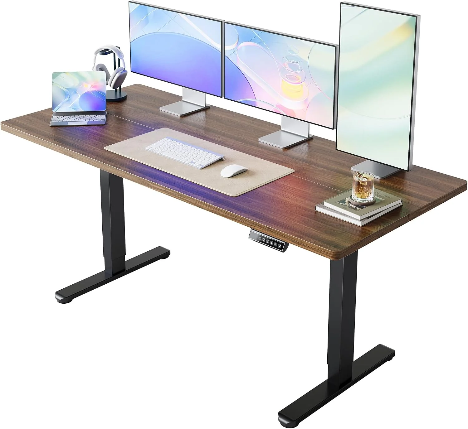 Nook 32 Small Electric Standing Desk Adjustable Height, 4 Memory Height Settings - Image 16