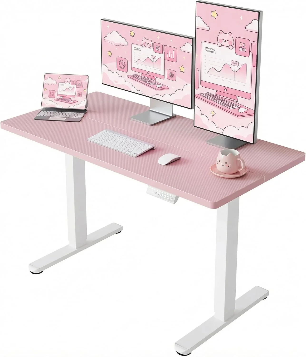 Nook 32 Small Electric Standing Desk Adjustable Height, 4 Memory Height Settings - Image 8