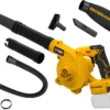 Nook Cordless Leaf Blower for Dewalt 20V Max Battery, Electric Jobsite Air Blower with Brushless Motor, 6 Variable Speed - For Yard Cleanup
