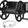 Nook Garden Wall Mounted Hose Reel, Metal Hose Reel, Holds 125ft of 5/8-Inch Hose(Not equipped)