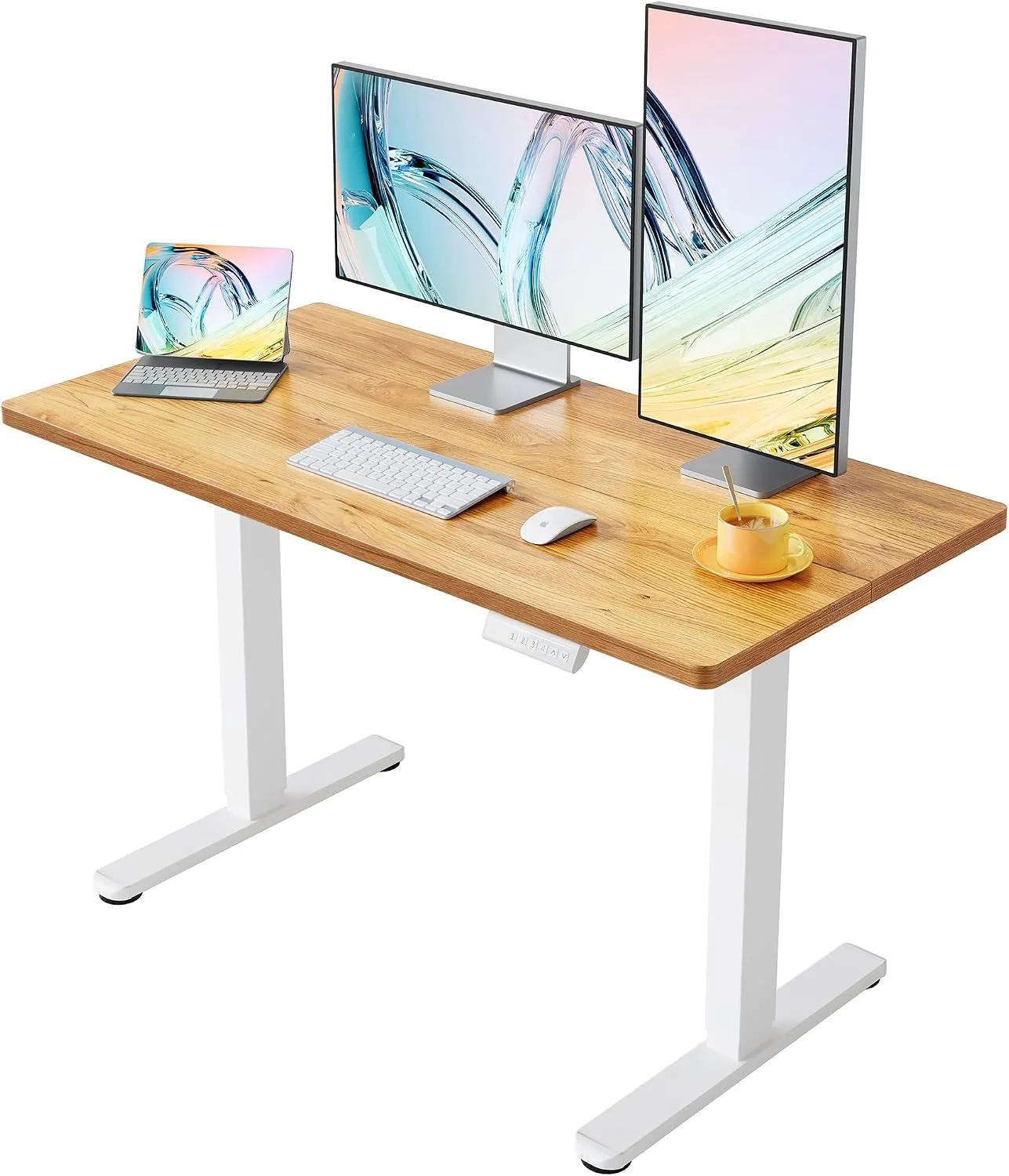 Nook 32 Small Electric Standing Desk Adjustable Height, 4 Memory Height Settings - Image 3