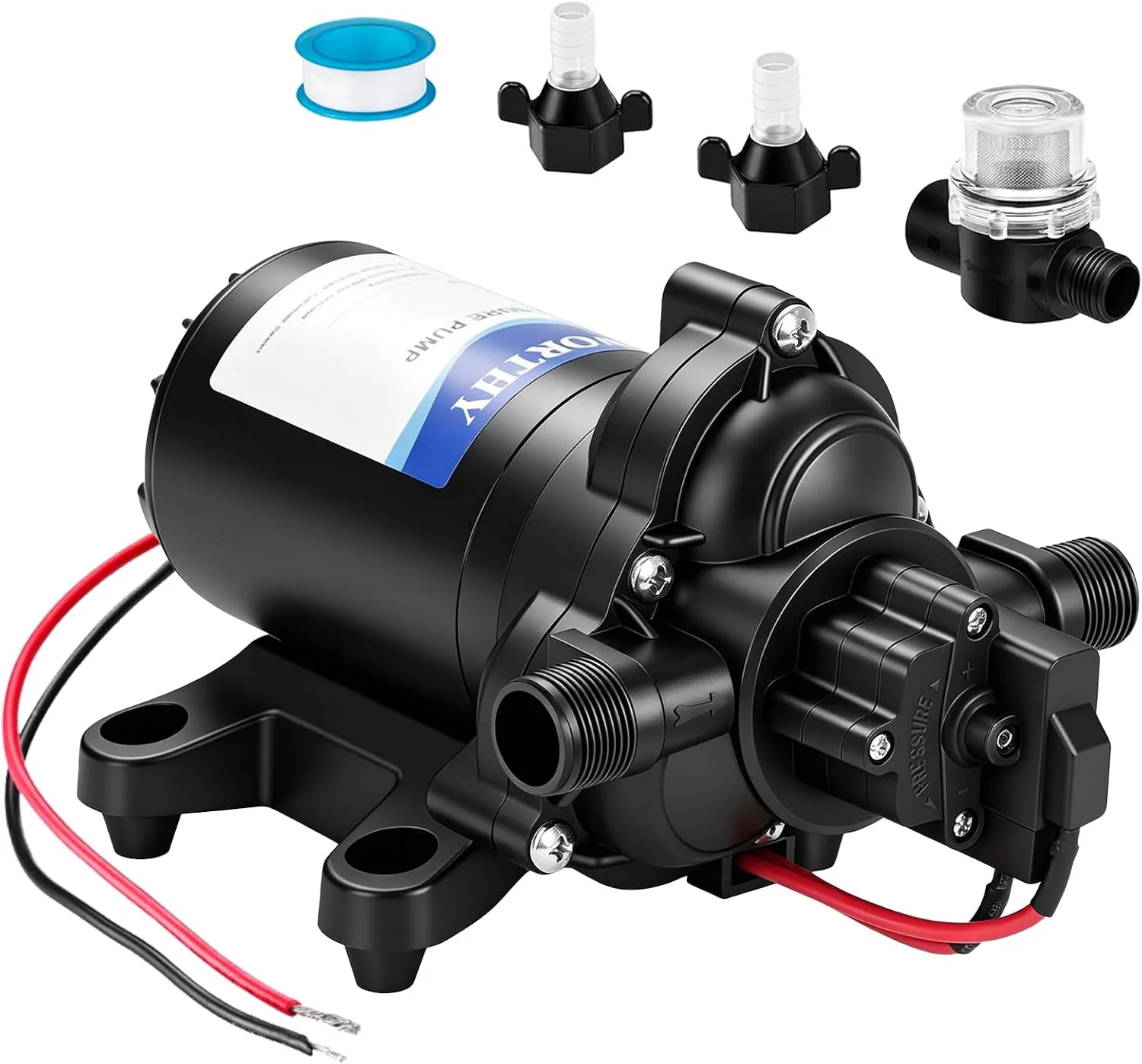 Nook 33-Series Industrial Water Pressure Pump 110V AC 4.0GPM 50PSI RV Fresh Water Diaphragm Pump include Garden - Image 7