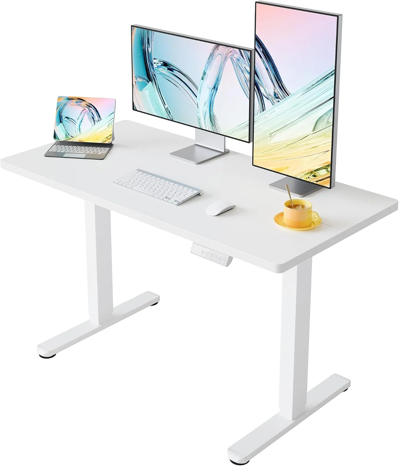 Nook 32 Small Electric Standing Desk Adjustable Height, 4 Memory Height Settings - Image 24