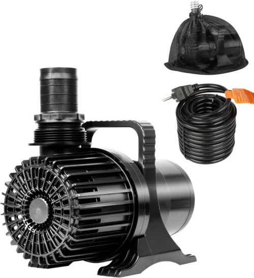Nook WATER 1800 GPH 100W IPX8 Submersible Small Pond Waterfall Pump, 32.8FT long power cord