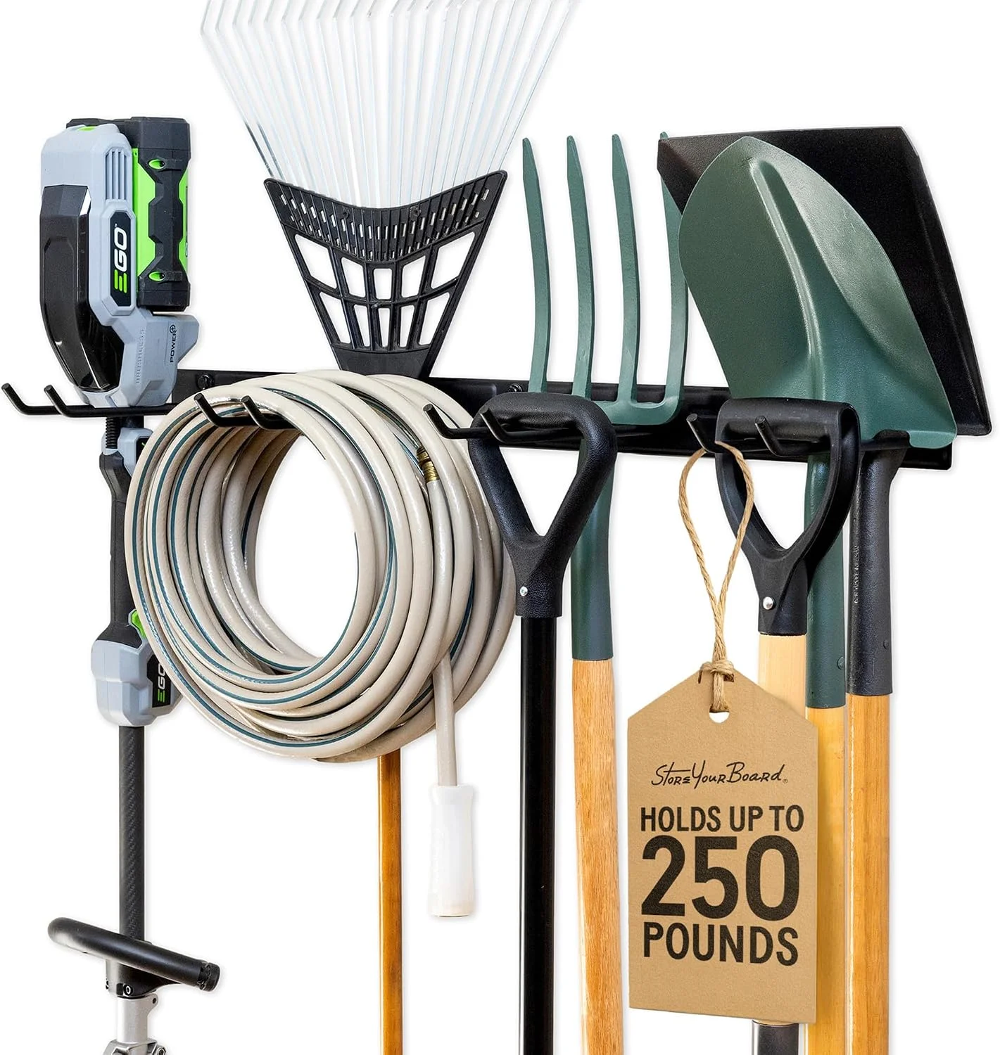 Nook Garage Tool Organizer, 36 in, Holds 250 lb - For Garage Organization