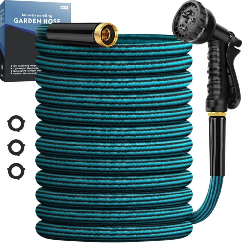 Alternative view of Nook Hose 50FT, Non-Expanding Water Hose Ultra Lightweight With Nozzle - For Garden Watering