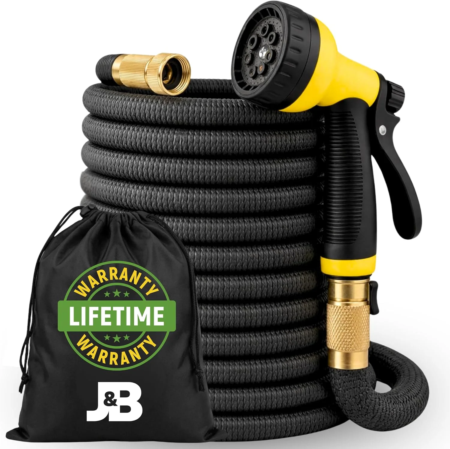 Nook XpandaHose 150ft Expandable Garden Hose, Lightweight, Brass Connectors - For Garden Watering - Image 4