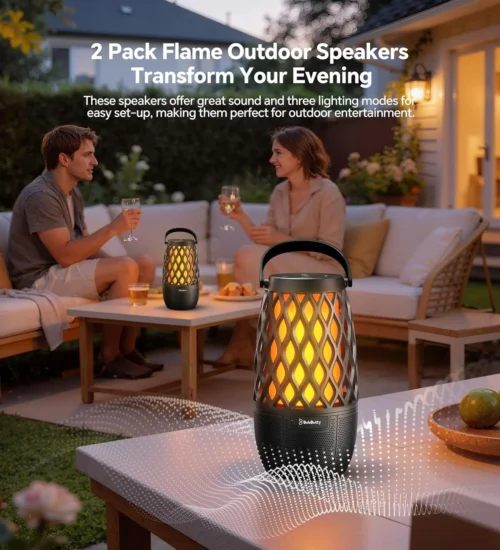 Alternative view of Nook Speakers Gifts for Men Bluetooth Speaker with Lights Multi-Sync up to 100 Speakers Auto-Pairing HD Stereo Sound