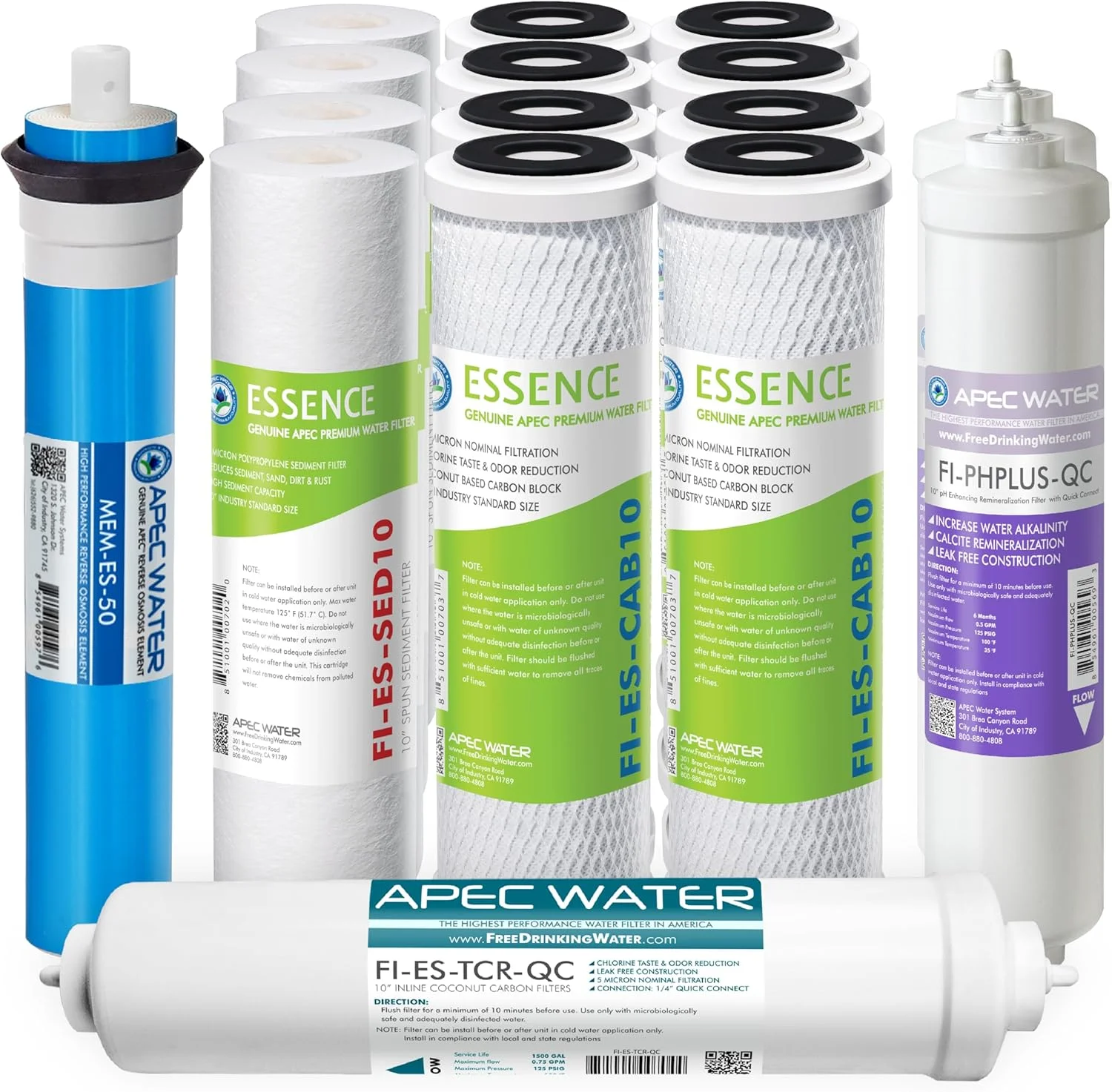 Nook Water FILTER-MAX-ES50 Reverse Osmosis Filter Replacement Set, 50 GPD - For Home Projects - Image 6