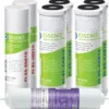 Nook Water FILTER-MAX-ES50 Reverse Osmosis Filter Replacement Set, 50 GPD - For Home Projects