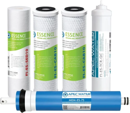 Alternative view of Nook Water FILTER-MAX-ES50 Reverse Osmosis Filter Replacement Set, 50 GPD - For Home Projects