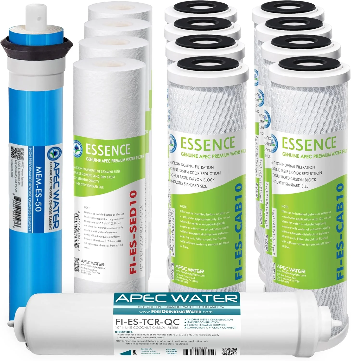 Nook Water FILTER-MAX-ES50 Reverse Osmosis Filter Replacement Set, 50 GPD - For Home Projects - Image 8
