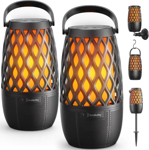 Nook Speakers Gifts for Men Bluetooth Speaker with Lights Multi-Sync up to 100 Speakers Auto-Pairing HD Stereo Sound