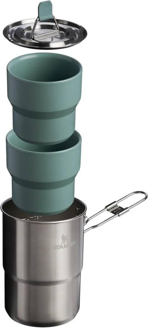 Alternative view of Nook Stanley Wildfare Go 4-Piece Stainless Steel Two Cup Cook Set