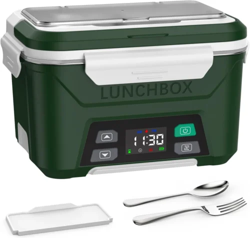 Alternative view of OAK Cordless Electric Lunch Box, Heated Lunch Box for Men with Timer