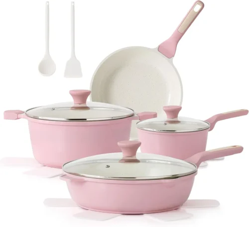 Alternative view of Nook SENSARTE Nonstick Cookware Set 13 Pcs, Non Stick Pots and Pans Set