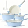 Nook SENSARTE Nonstick Cookware Set 13 Pcs, Non Stick Pots and Pans Set