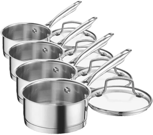 Alternative view of Cuisinart 8919-14 Professional Series 1-Quart Saucepan with Cover, Stainless Steel, Mirror Finish