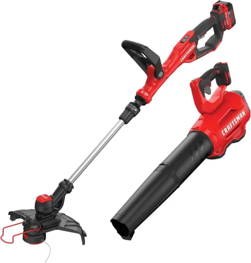 Alternative view of Nook V20 String Trimmer and Lawn Edger Kit with 4Ah Battery and Charger, 13 in. Cordless Weed Wacker with Up to 63 Minutes Runtime