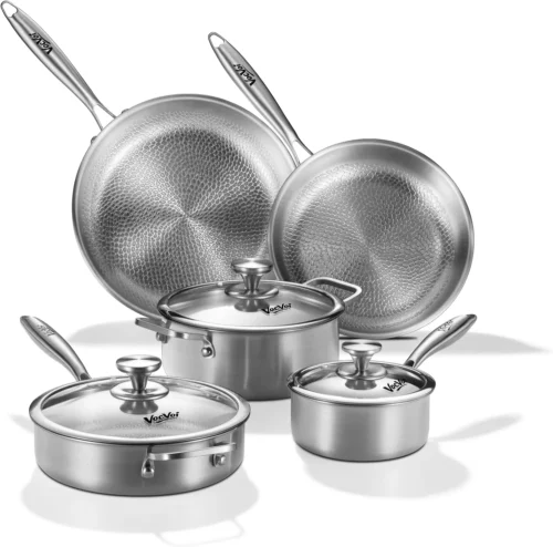 Alternative view of Nook VocVoi Titanium pans for cooking, 12 Nonstick pro frying cookware
