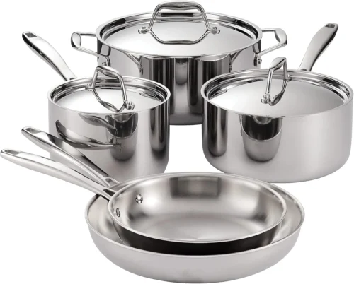 Alternative view of Nook Tramontina Signature Tri-Ply Clad Stainless Steel 12-Pc Pots and Pans Set