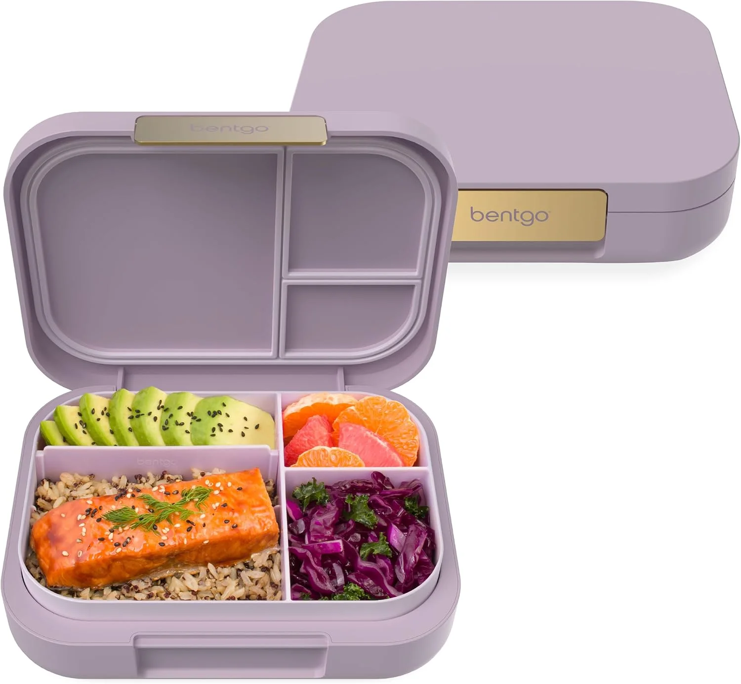 Nook Modern Adult Bento Lunch Box with 3-4 Compartments - Image 2