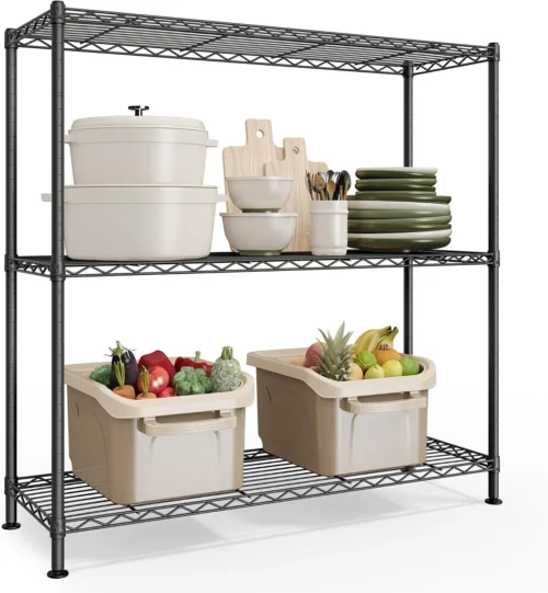Nook 5-Tier Bathroom Shelf, Storage Rack for Small Space