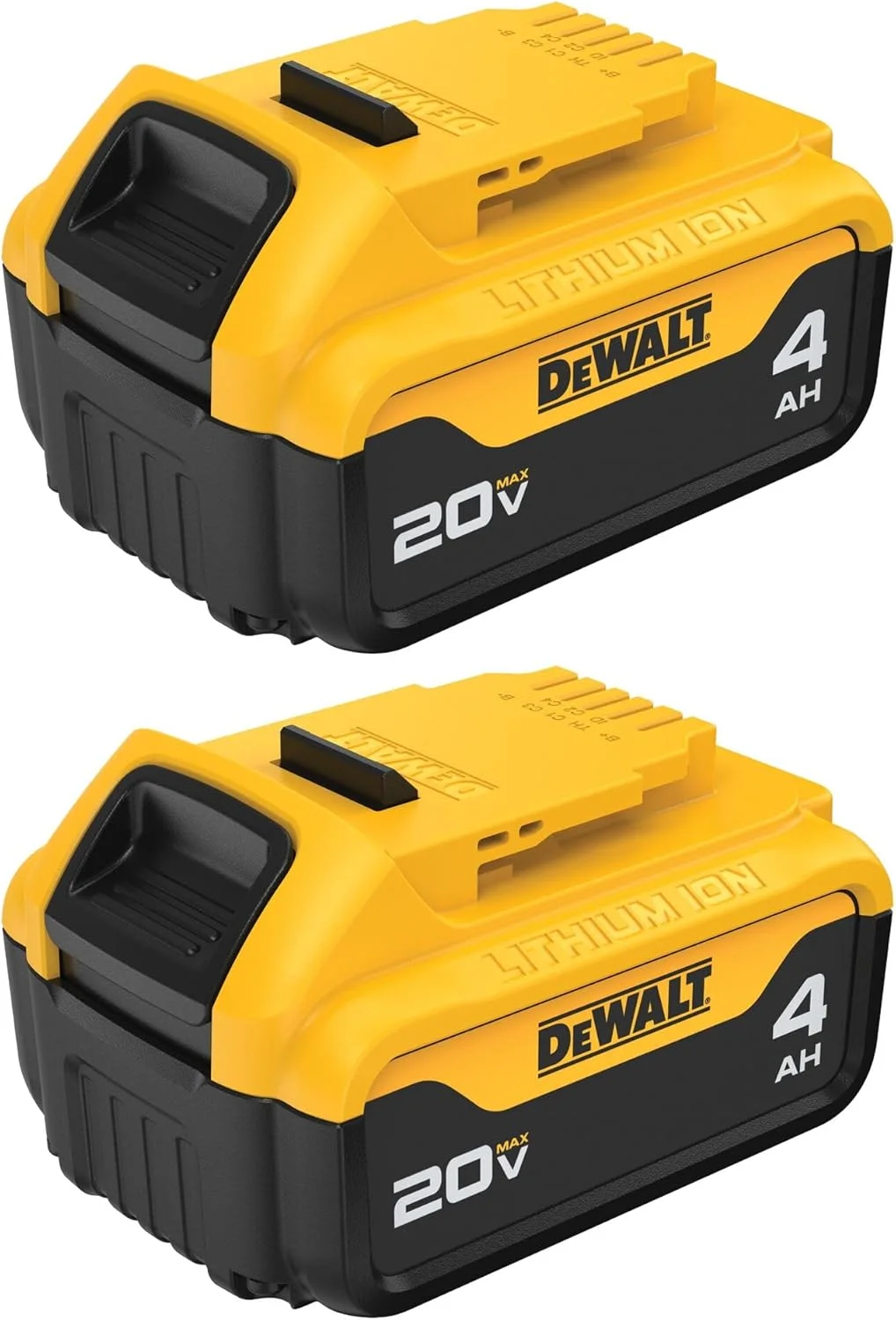 Nook 20V MAX* XR Battery, 4.0-Ah, 2-Pack (DCB204-2), Black