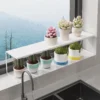 Small Narrow Shelf for Windowsill Kitchen, Spice Rack Organizer