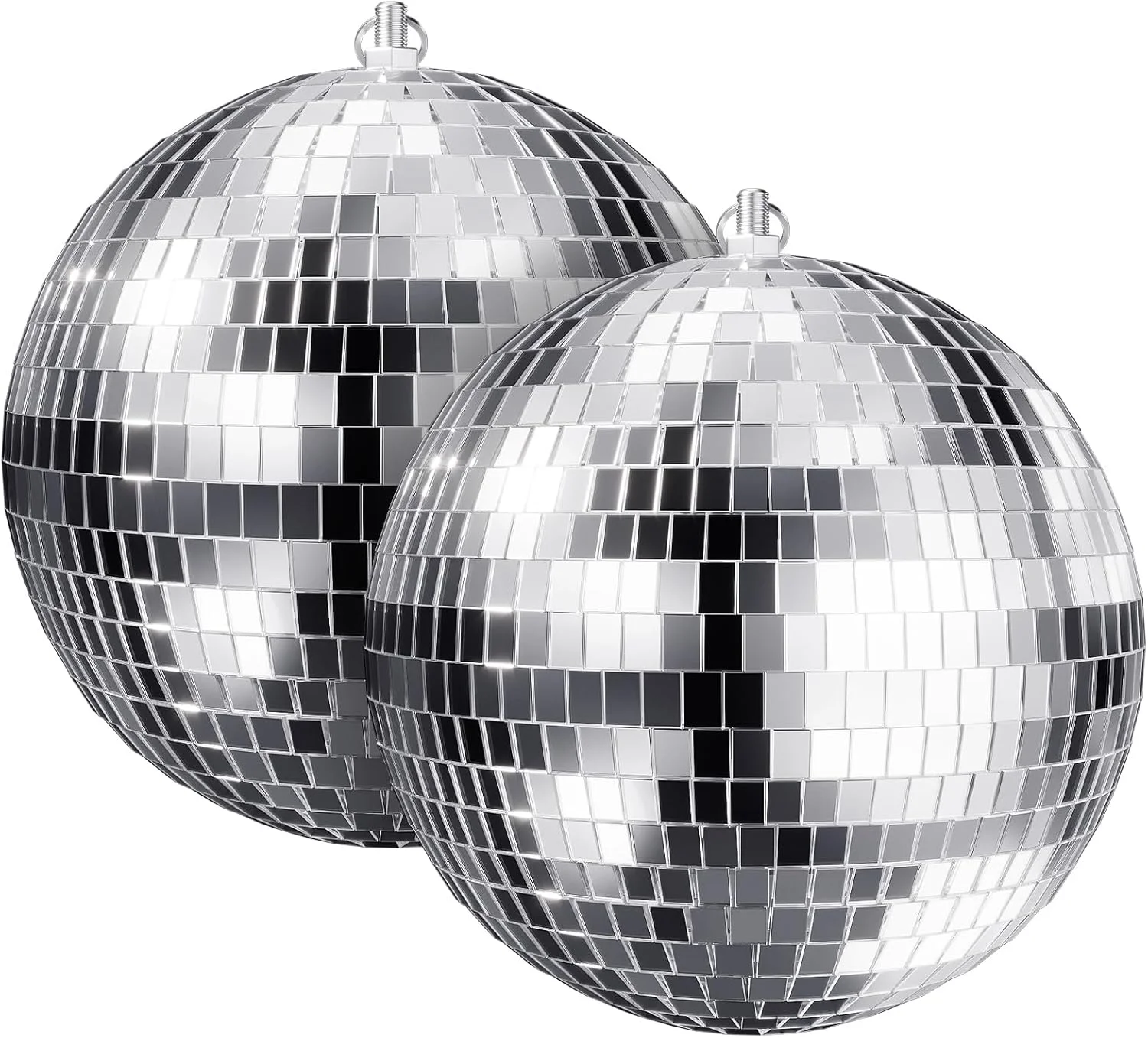 Nook 12-Inch Large Hanging Mirror Ball for Disco Party Decor
