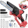 Nook Mini Chainsaw Compatible with Dewalt 20V MAX Battery, 6 Inch & 8 Inch Small Electric Chainsaw Brushless, Auto Oiler
