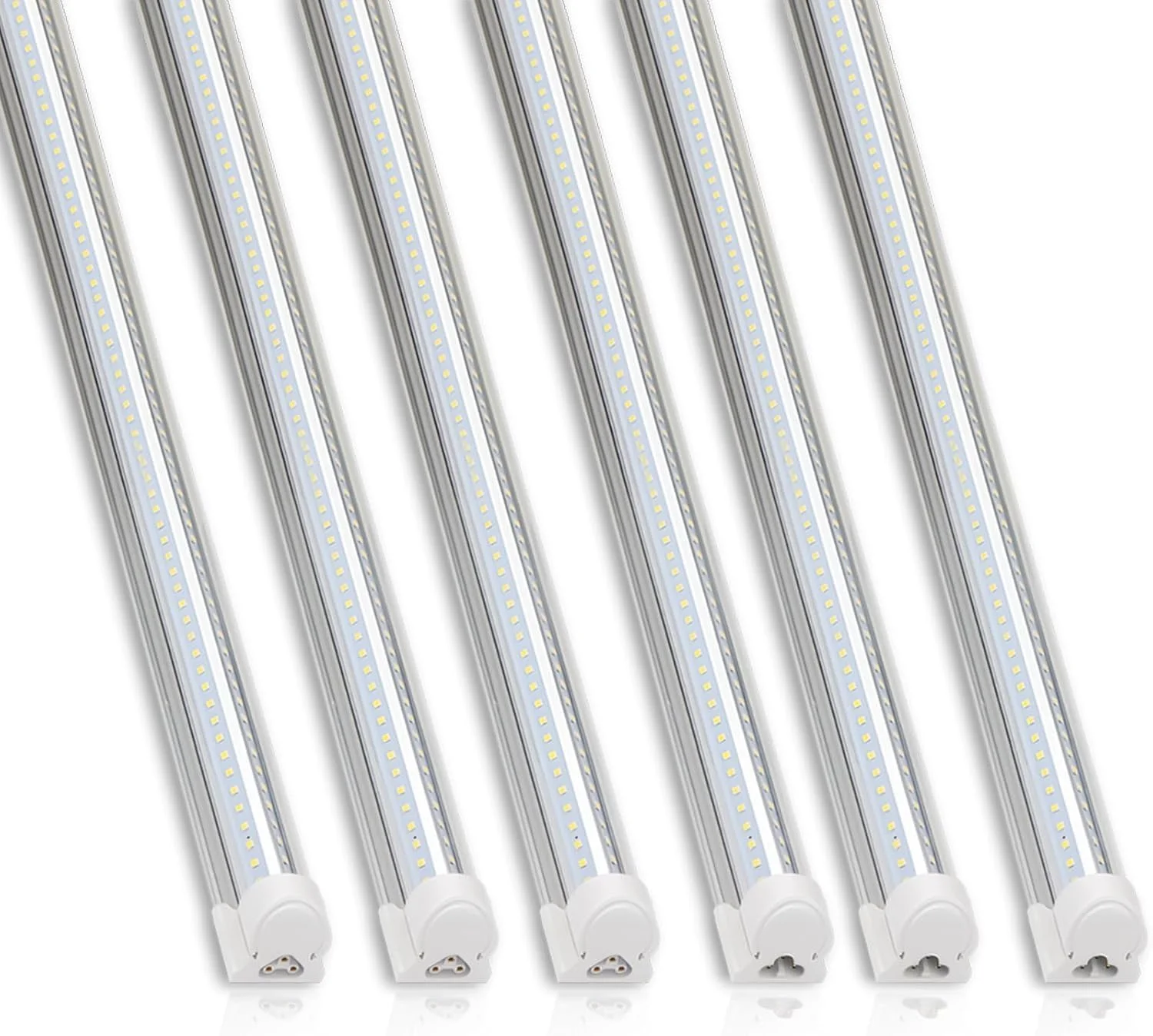 T8 LED Shop Lights 4FT, 40W 5500LM 5000K, 6 Pack, High Output Tube - Image 4