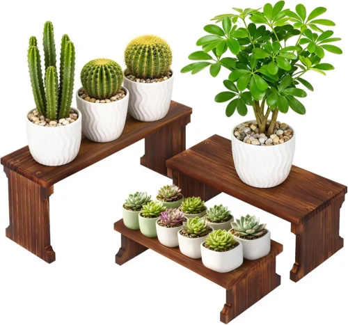 Alternative view of Nook Plant Stand Shelf for Desk Window Sill Countertop Succulent Stand